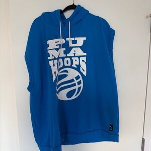 Puma Vibrant Blue Hoops Hoodie